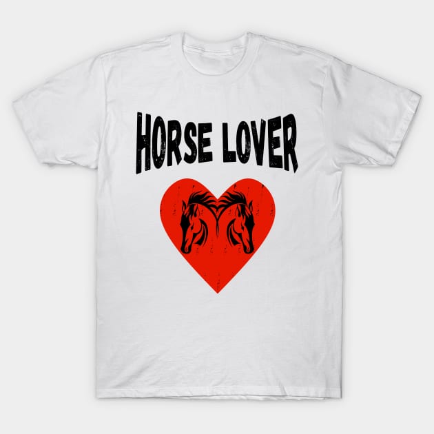 Horse Lover Quote T-Shirt by GR-ART